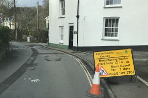 Roadworks update Riverside Dental Practice Braunton